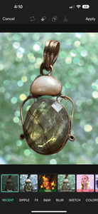 Labradorite Silver Pendant with Fresh Water Pearl