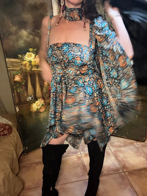 Stevie Everywhere Skirt SET Silk Blend Scarf plusTube Strapless Dress/ –  Shop Bouboulina