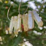 GOLD DUST WOMAN Yellow Citrine Crystal Earrings