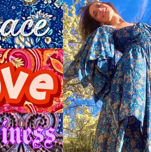 STEVIE DREAMS DRESS, 70% Silk Two Layer Stevie Nicks Fleetwood Mac XS to 5X Blue Purple Red