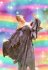 STEVIE DREAMS DRESS 70% Silk Two Layer Stevie Nicks Fleetwood Mac XS to 5X Blue Purple Red